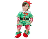 Role play-set for child Little Elf (jumpsuit, hood, belt, shoes), size 92/104 cm